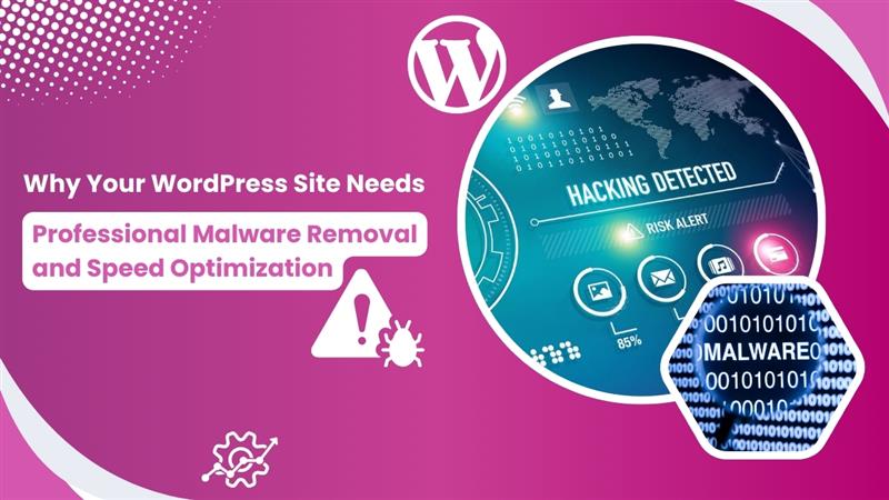 Professional WordPress malware removal services in USA - cybersecurity expert cleaning infected website code